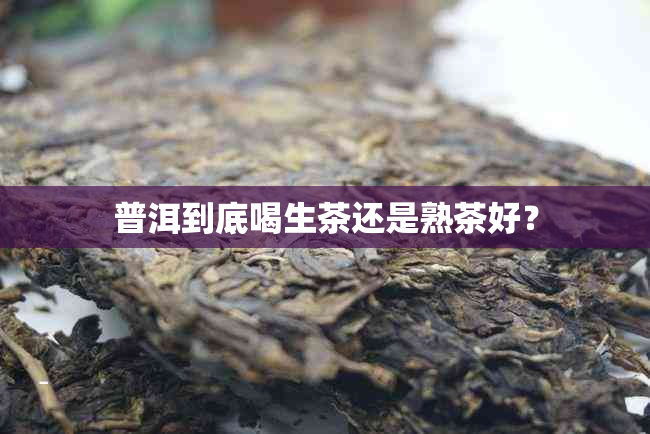 普洱到底喝生茶还是熟茶好？