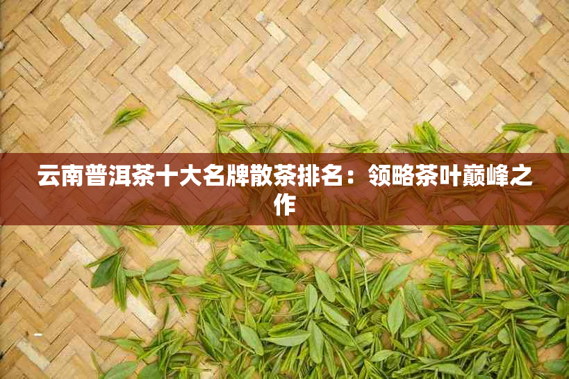 云南普洱茶十大名牌散茶排名：领略茶叶巅峰之作