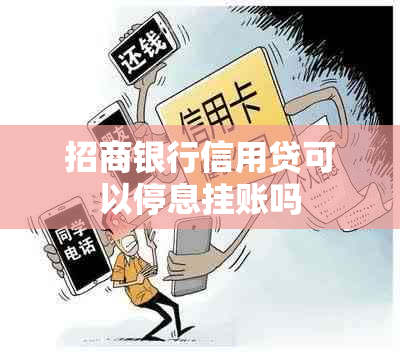 招商银行信用贷可以停息挂账吗