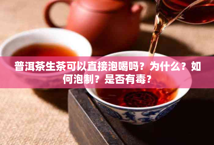 普洱茶生茶可以直接泡喝吗？为什么？如何泡制？是否有？