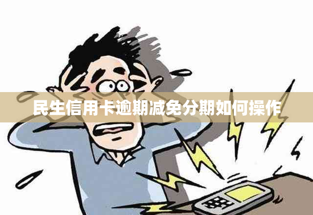 民生信用卡逾期减免分期如何操作