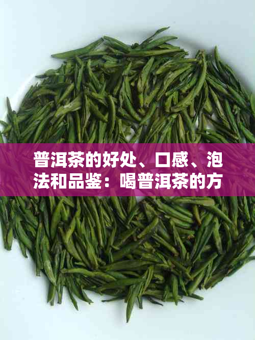 普洱茶的好处、口感、泡法和品鉴：喝普洱茶的方式是什么？