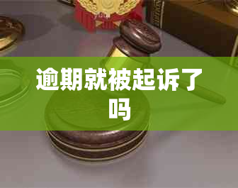 逾期就被起诉了吗