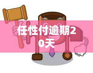 任性付逾期20天