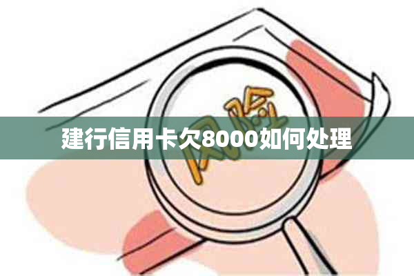 建行信用卡欠8000如何处理