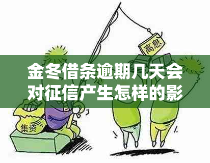 金冬借条逾期几天会对产生怎样的影响