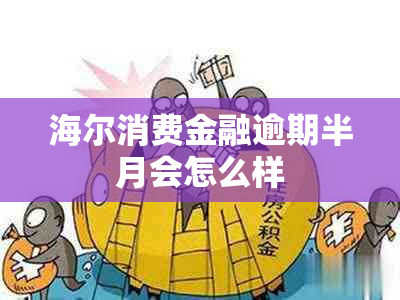 海尔消费金融逾期半月会怎么样