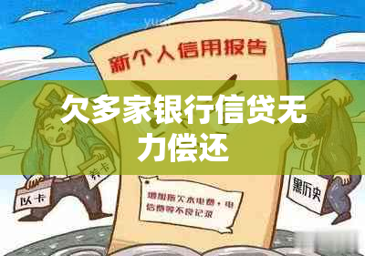 欠多家银行信贷无力偿还