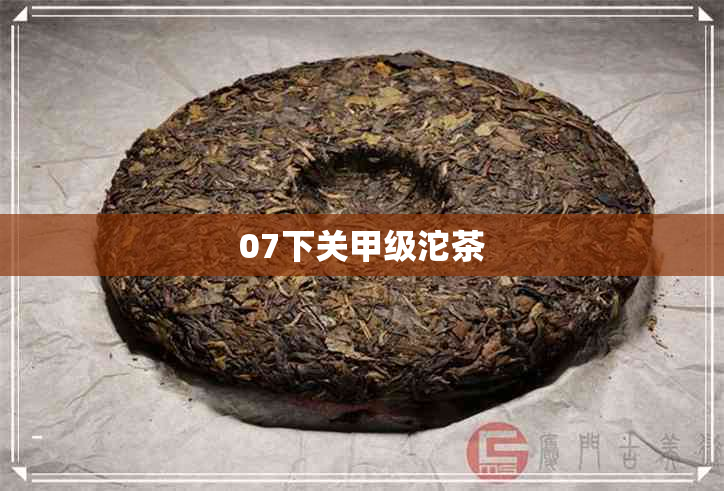 07下关甲级沱茶