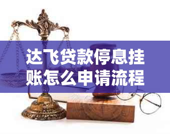 达飞贷款停息挂账怎么申请流程是什么