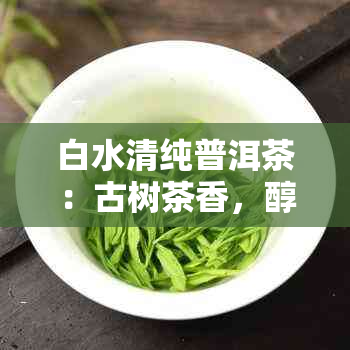 白水清纯普洱茶：古树茶香，醇厚回