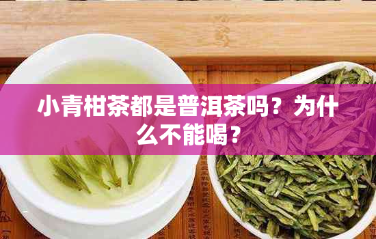 小青柑茶都是普洱茶吗？为什么不能喝？