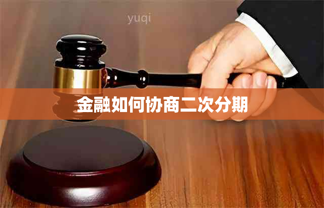 金融如何协商二次分期