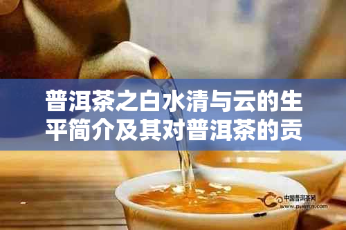 普洱茶之白水清与云的生平简介及其对普洱茶的贡献