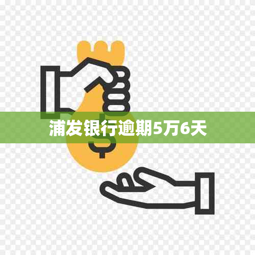 浦发银行逾期5万6天