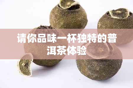 请你品味一杯独特的普洱茶体验