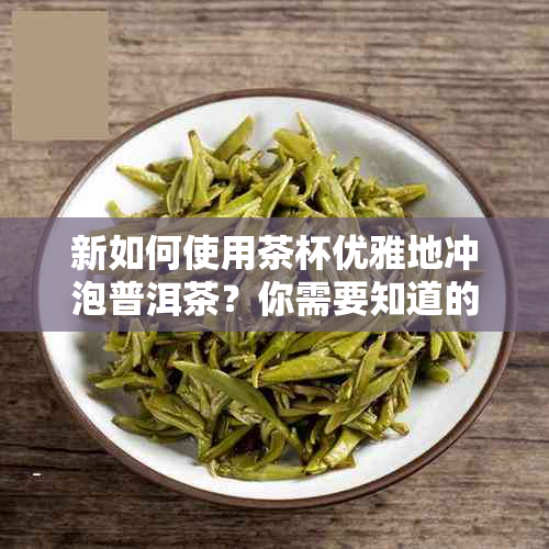 新如何使用茶杯优雅地冲泡普洱茶？你需要知道的关键步骤！