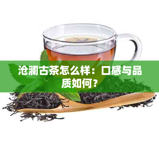 沧澜古茶怎么样：口感与品质如何？