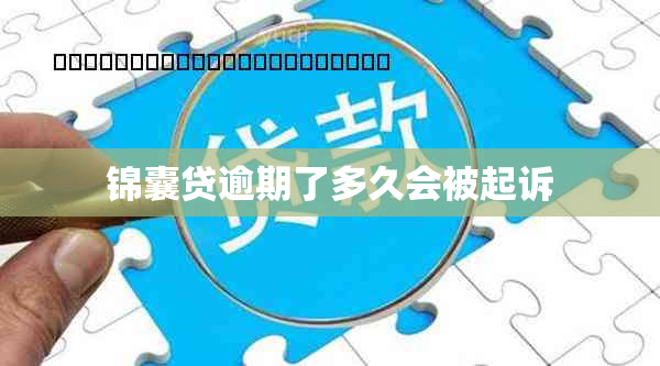 锦囊贷逾期了多久会被起诉