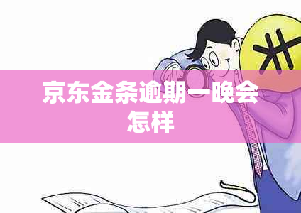 京东金条逾期一晚会怎样