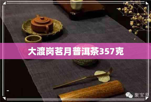 大渡岗茗月普洱茶357克