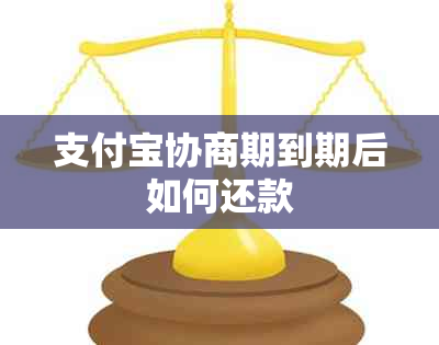 支付宝协商期到期后如何还款