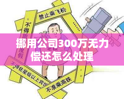 挪用公司300万无力偿还怎么处理