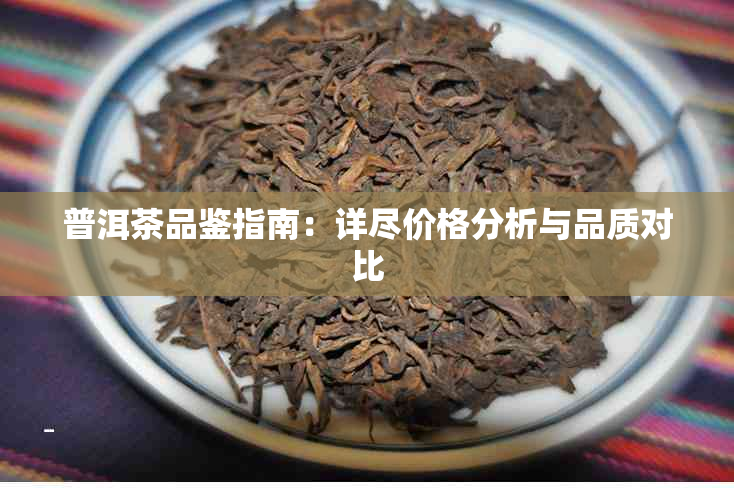 普洱茶品鉴指南：详尽价格分析与品质对比