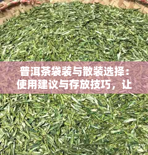 普洱茶袋装与散装选择：使用建议与存放技巧，让您的茶叶保持品质