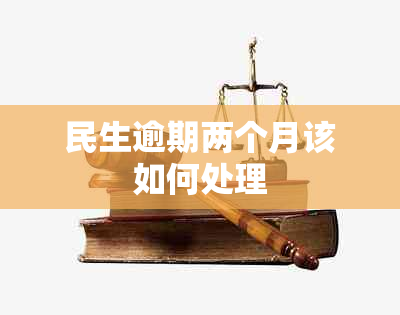 民生逾期两个月该如何处理