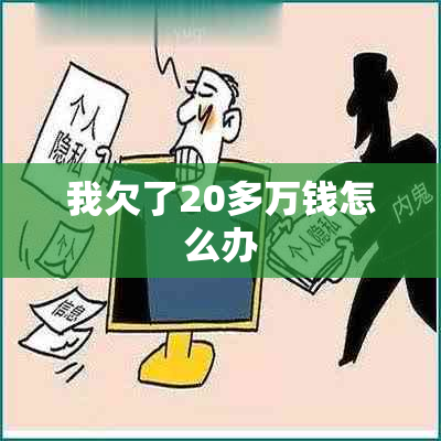 我欠了20多万钱怎么办