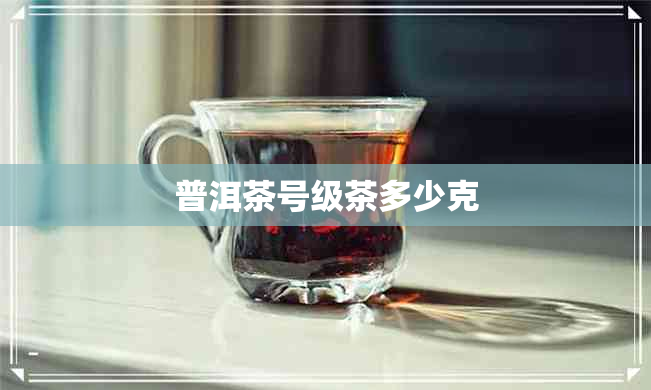 普洱茶号级茶多少克