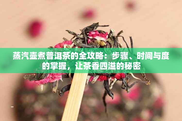 蒸汽壶煮普洱茶的全攻略：步骤、时间与度的掌握，让茶香四溢的秘密