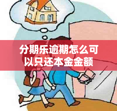 分期乐逾期怎么可以只还本金金额