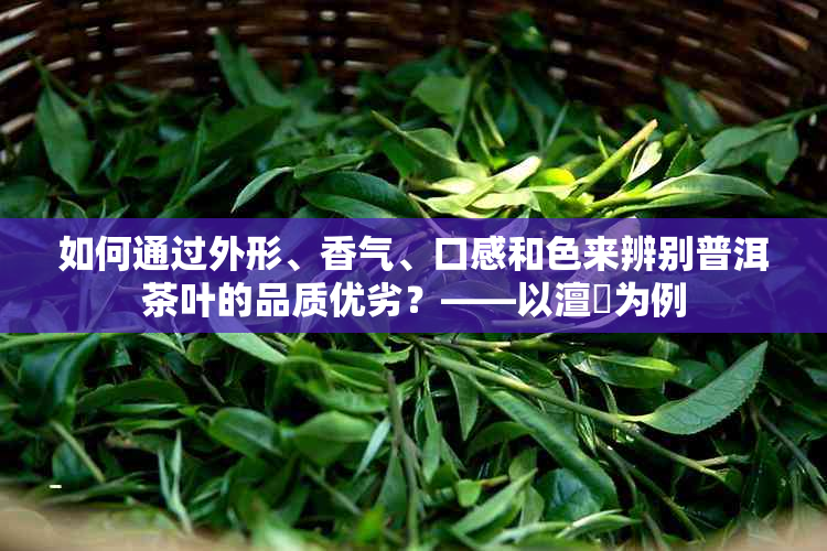 如何通过外形、香气、口感和色来辨别普洱茶叶的品质优劣？——以澶栬为例