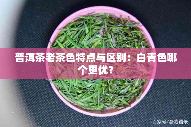 普洱茶老茶色特点与区别：白青色哪个更优？