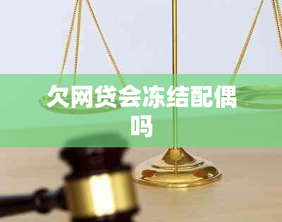 欠网贷会冻结配偶吗