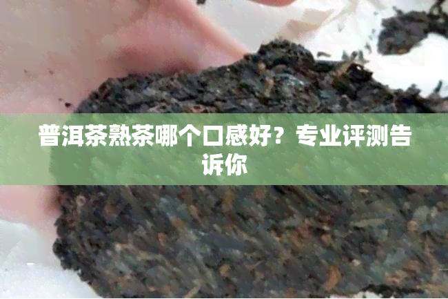 普洱茶熟茶哪个口感好？专业评测告诉你