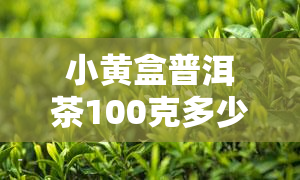 小黄盒普洱茶100克多少钱，查询：小黄盒普洱茶100克的售价是多少？