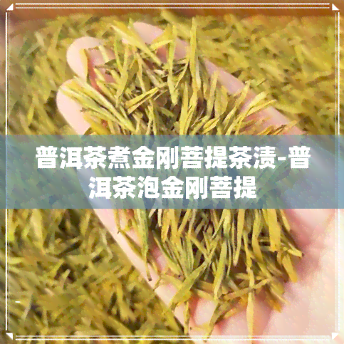 普洱茶煮金刚菩提茶渍-普洱茶泡金刚菩提