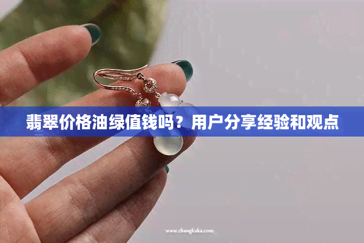 翡翠价格油绿值钱吗？用户分享经验和观点