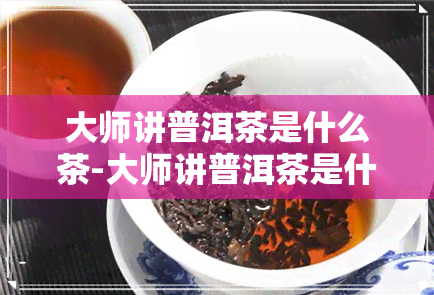 大师讲普洱茶是什么茶-大师讲普洱茶是什么茶啊