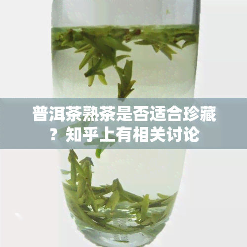 普洱茶熟茶是否适合珍藏？知乎上有相关讨论