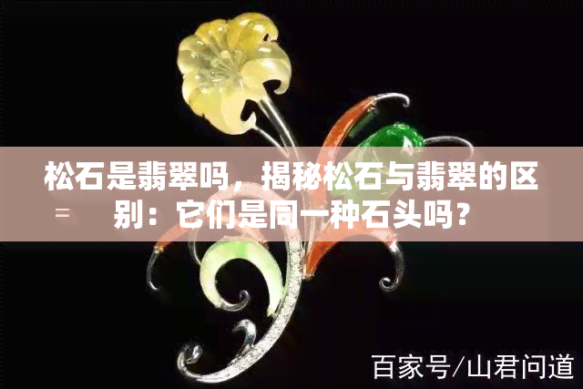 松石是翡翠吗，揭秘松石与翡翠的区别：它们是同一种石头吗？