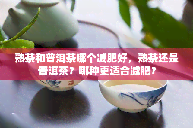 熟茶和普洱茶哪个减肥好，熟茶还是普洱茶？哪种更适合减肥？