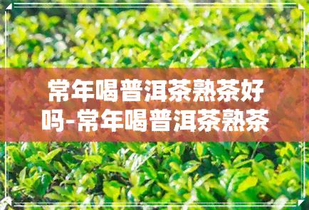 常年喝普洱茶熟茶好吗-常年喝普洱茶熟茶好吗女性