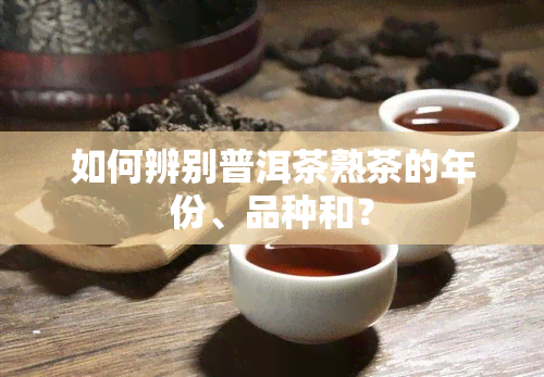 如何辨别普洱茶熟茶的年份、品种和？