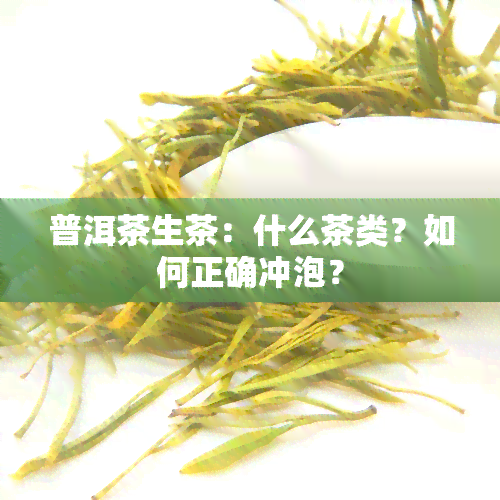 普洱茶生茶：什么茶类？如何正确冲泡？