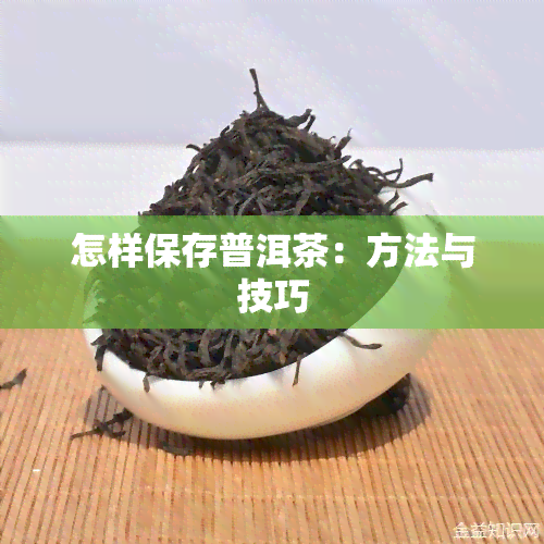 怎样保存普洱茶：方法与技巧