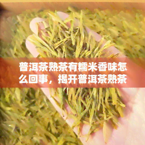 普洱茶熟茶有糯米香味怎么回事，揭开普洱茶熟茶的神秘面纱：为何会有糯米香味？